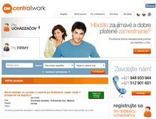 Tablet Screenshot of central-work.sk