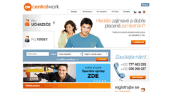 Desktop Screenshot of central-work.cz